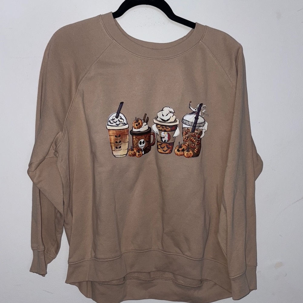 Tan Graphic Women’s Sweater